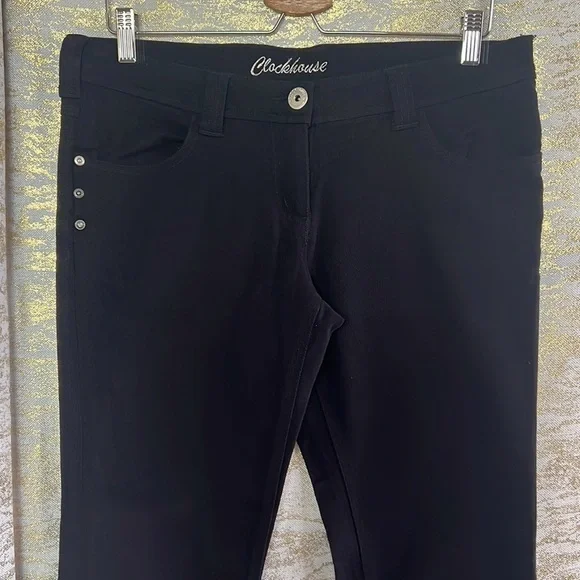 Clockhouse Black Mid Rise Straight Sequins Detailed Jeans Size EU 42 - Picture 4 of 16